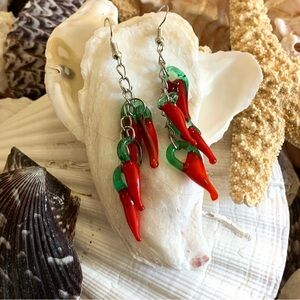 Red Hot Chili Pepper Earrings